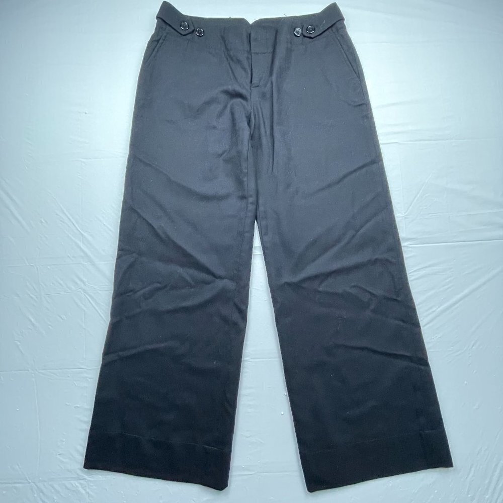 Gap-Women's Black Wide leg Pants(lined) (8-ankle)